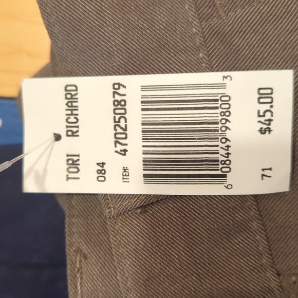 Nwt Tori Richards tencel shorts sustainable mocha men's size 32 - Picture 14 of 14